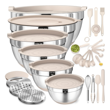 Mixing Bowls with Airtight Lids Set