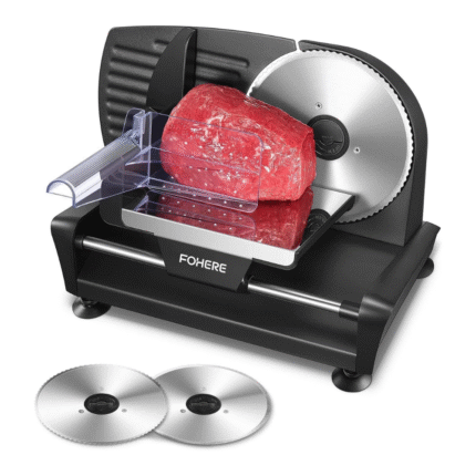 FOHERE Electric Meat Slicer 200W Deli Slicer